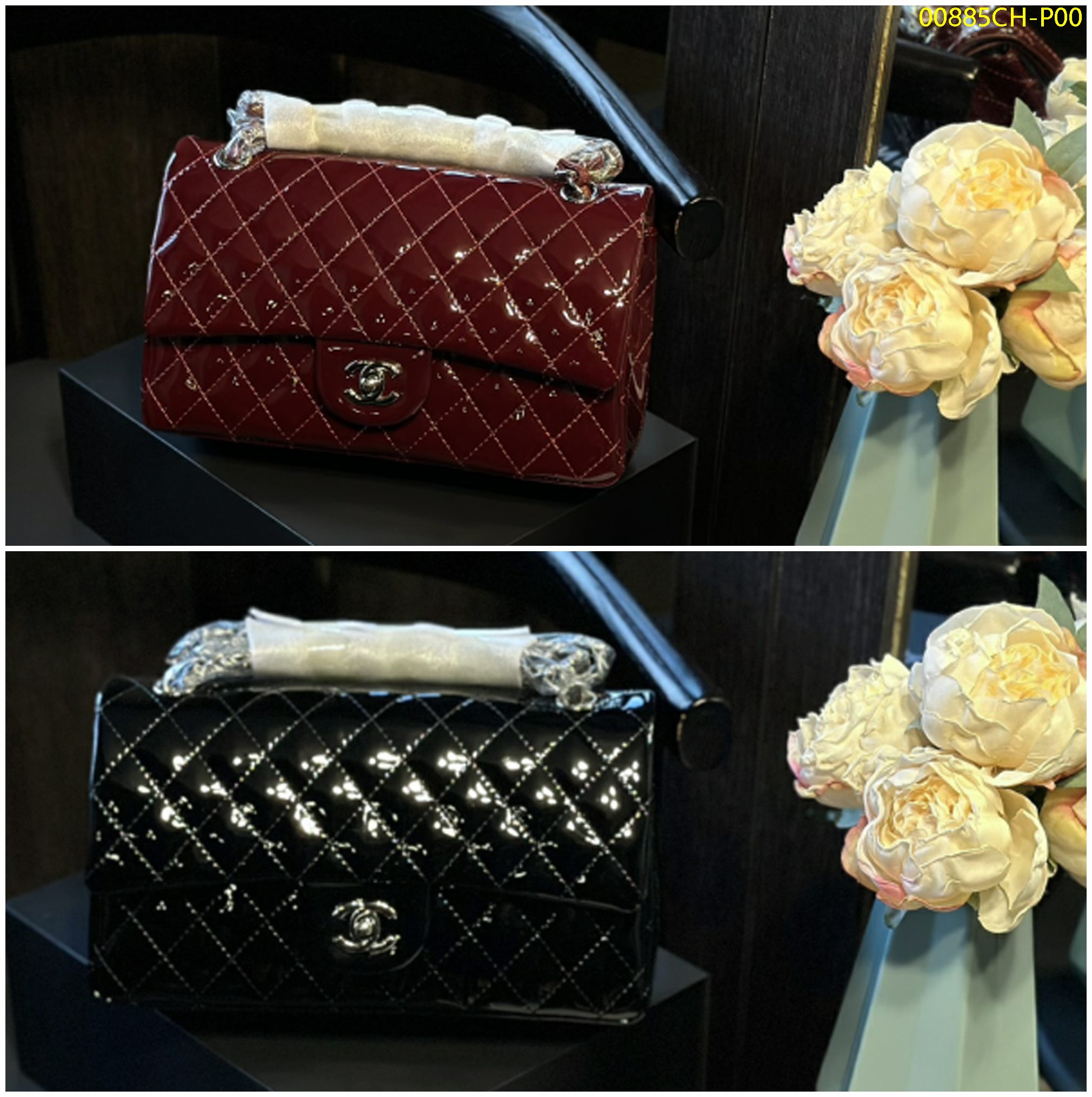 CHANEL imported patent leather size 26cm