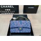 Chanel CF denim diamond chain bag, size 25*15