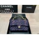 Chanel CF denim diamond chain bag, size 25*15