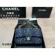 Chanel CF denim diamond chain bag, size 25*15