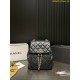 Chanel pure leather backpack Size: 20*23cm