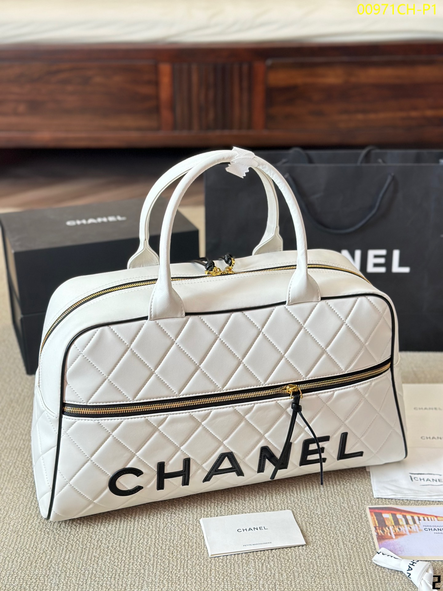 Chanel Boston Travel Bag size: 30cm