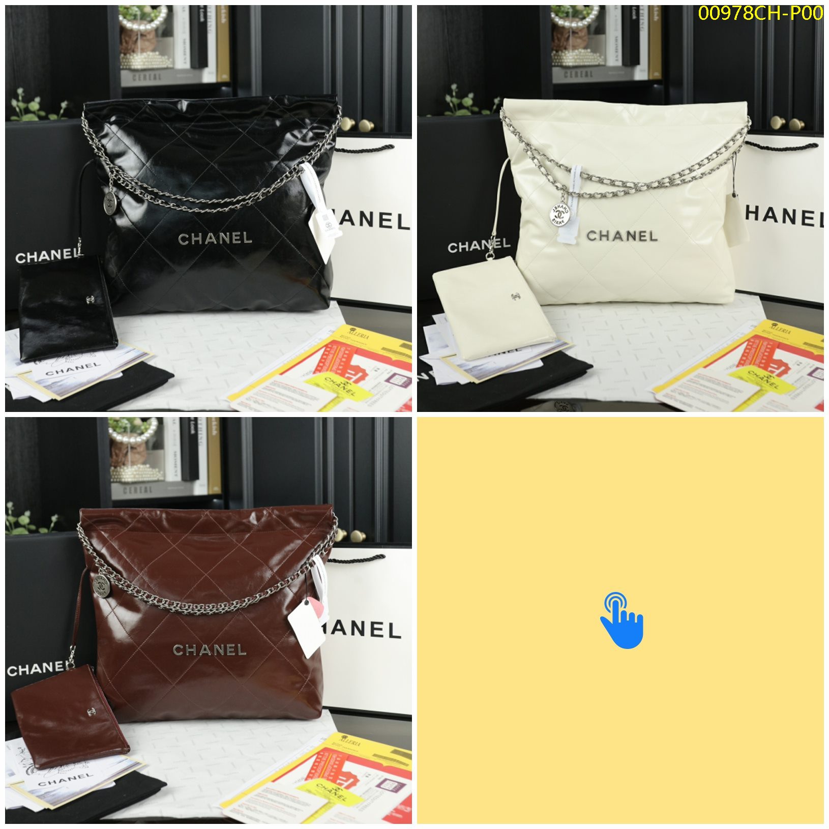 Chanel size:大号39×42cm ,小号35×37cm