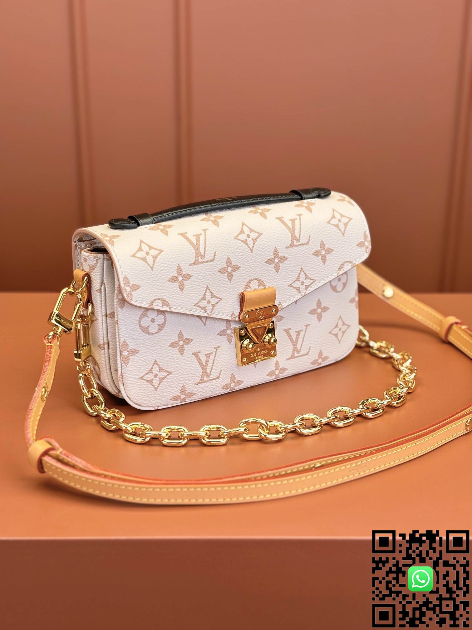 M46914	Louis Vuitton	POCHETTE MÉTIS EAST WEST handbag size:21.5x13.5x6cm