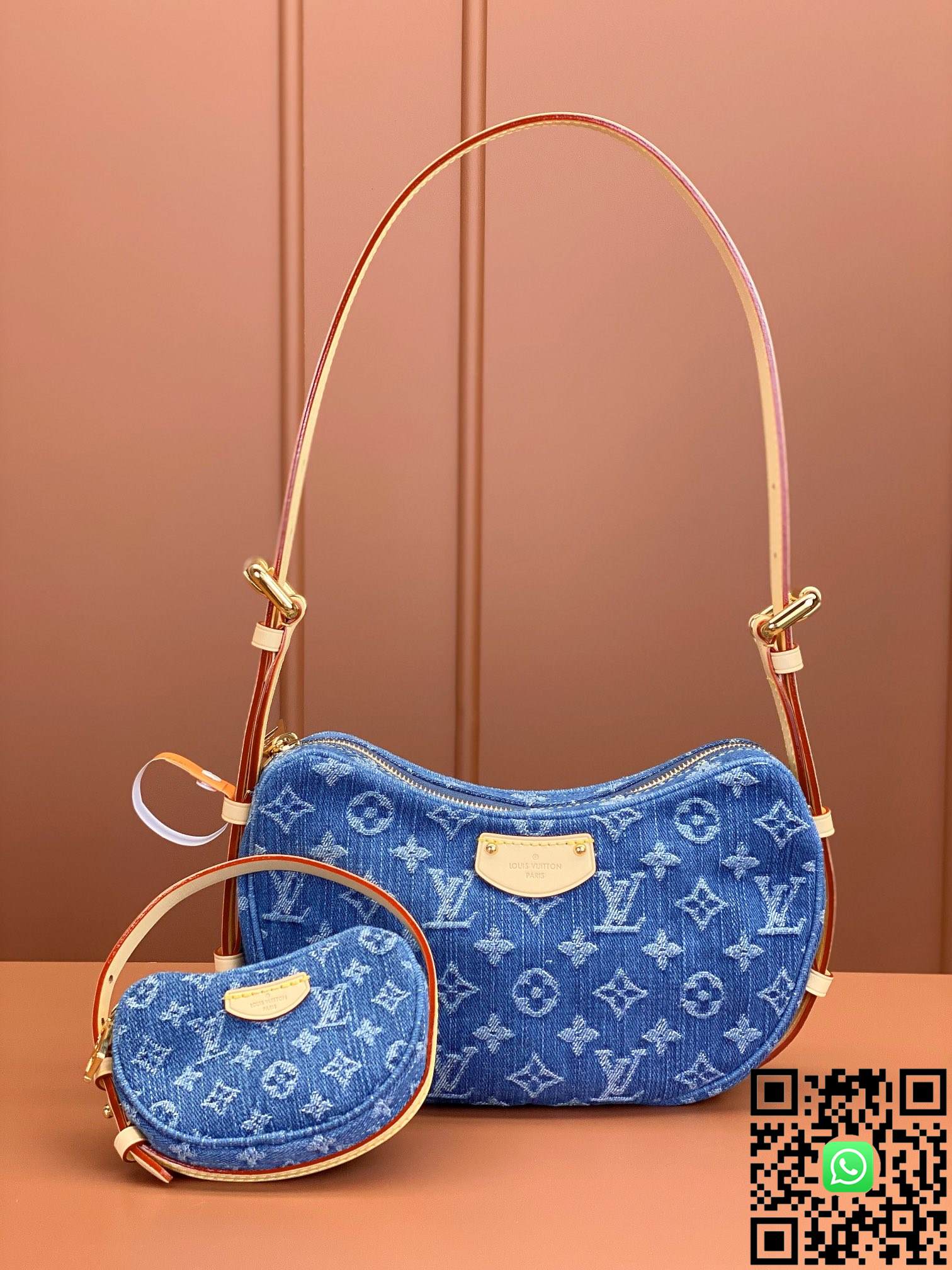 M46856	Louis Vuitton	CROISSANT Medium Handbag size:25x15x5cm