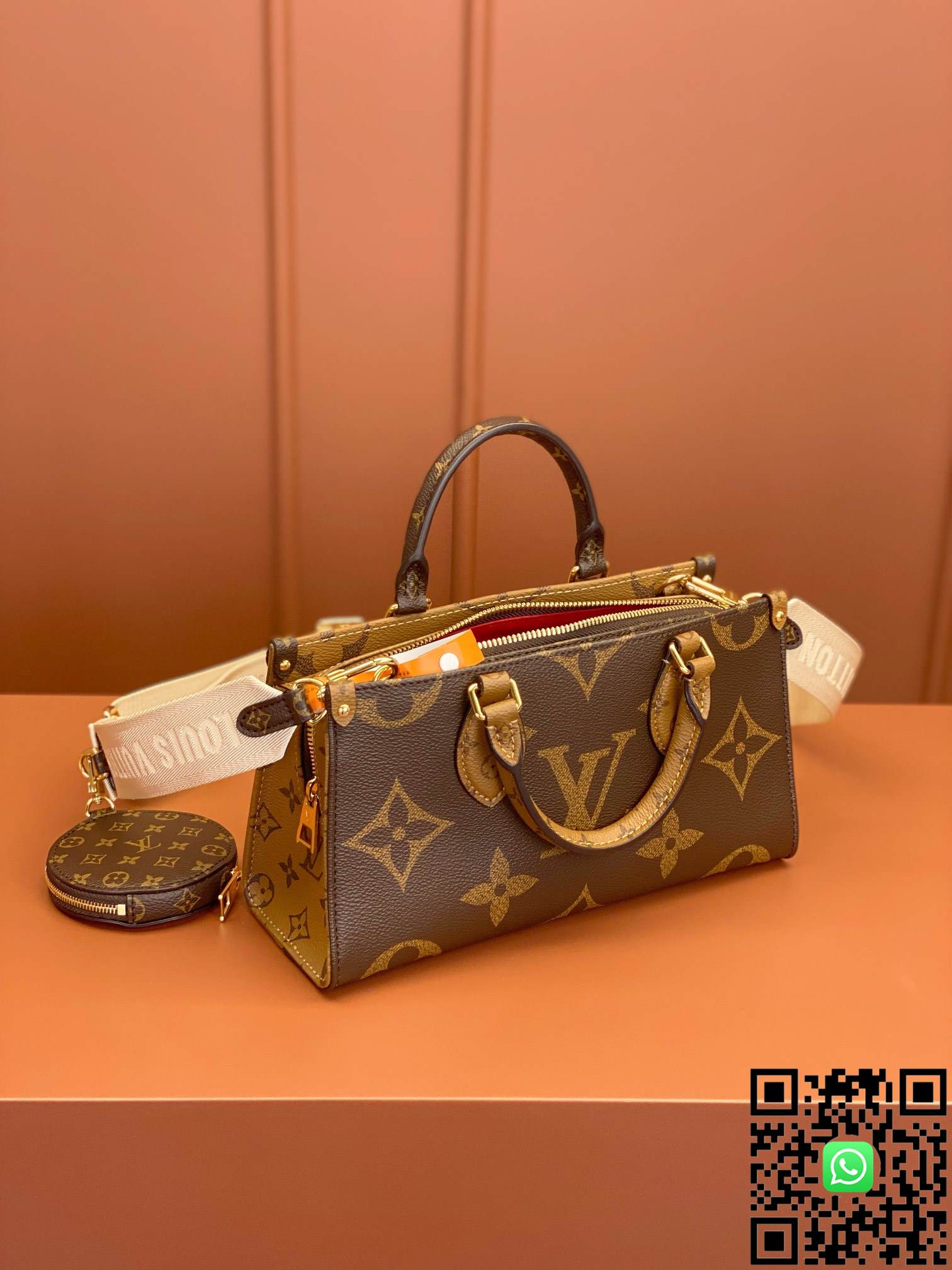 M46653 Louis Vuitton ONTHEGO EAST WEST handbag size:25x13x10CM