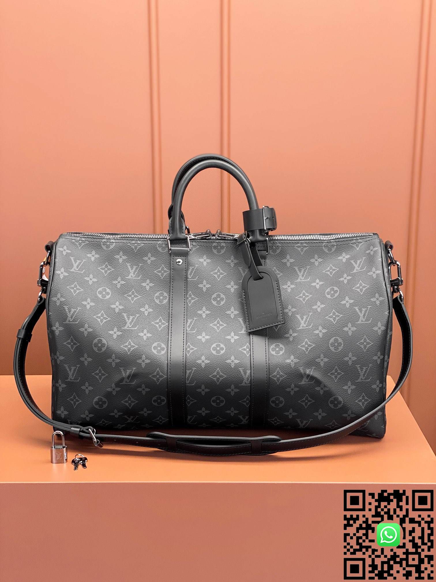 M40569 Louis Vuitton KEEPALL BANDOULIÈRE 45 travel bag size:45x27x20cm