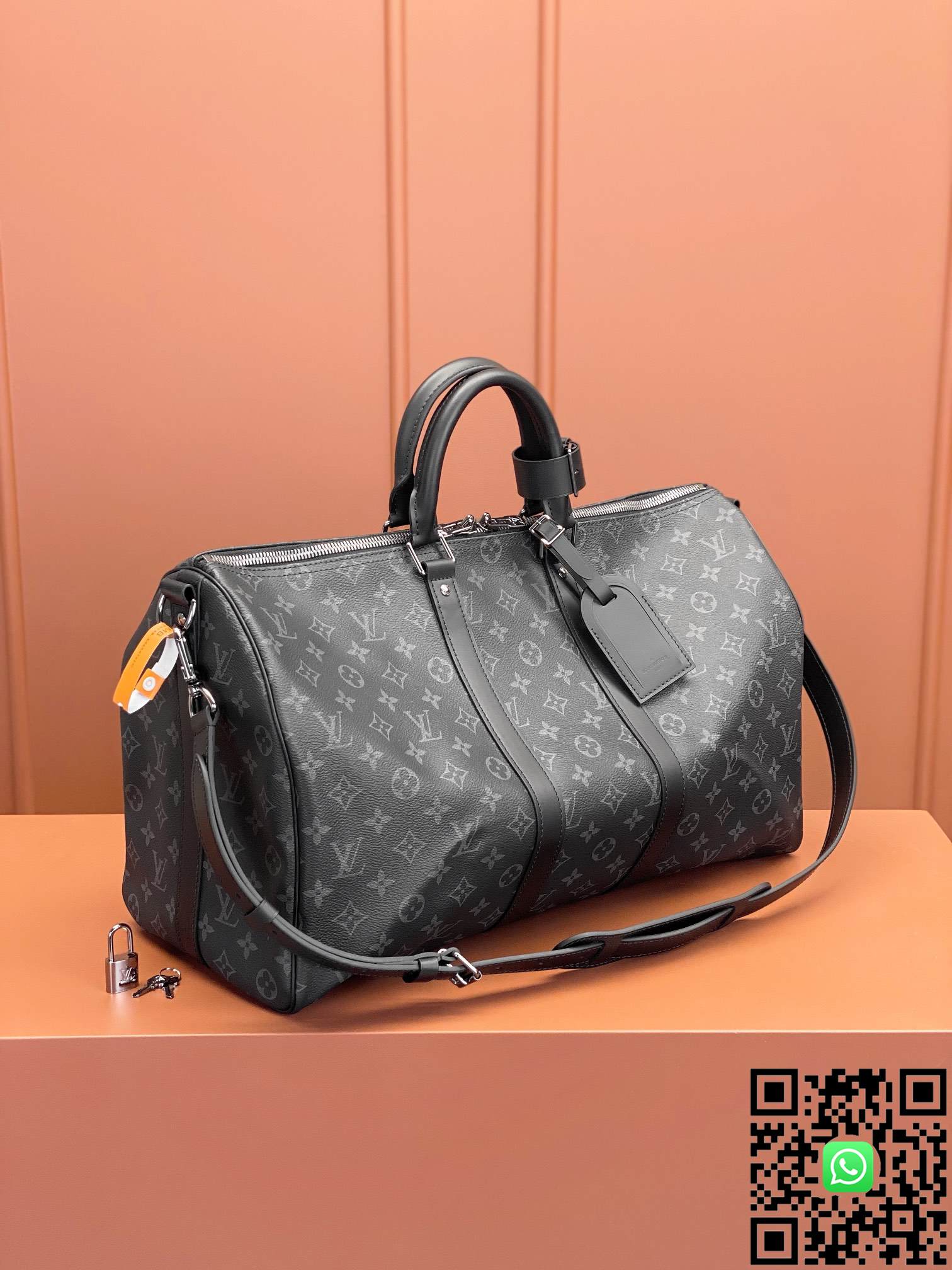 M40569 Louis Vuitton KEEPALL BANDOULIÈRE 45 travel bag size:45x27x20cm