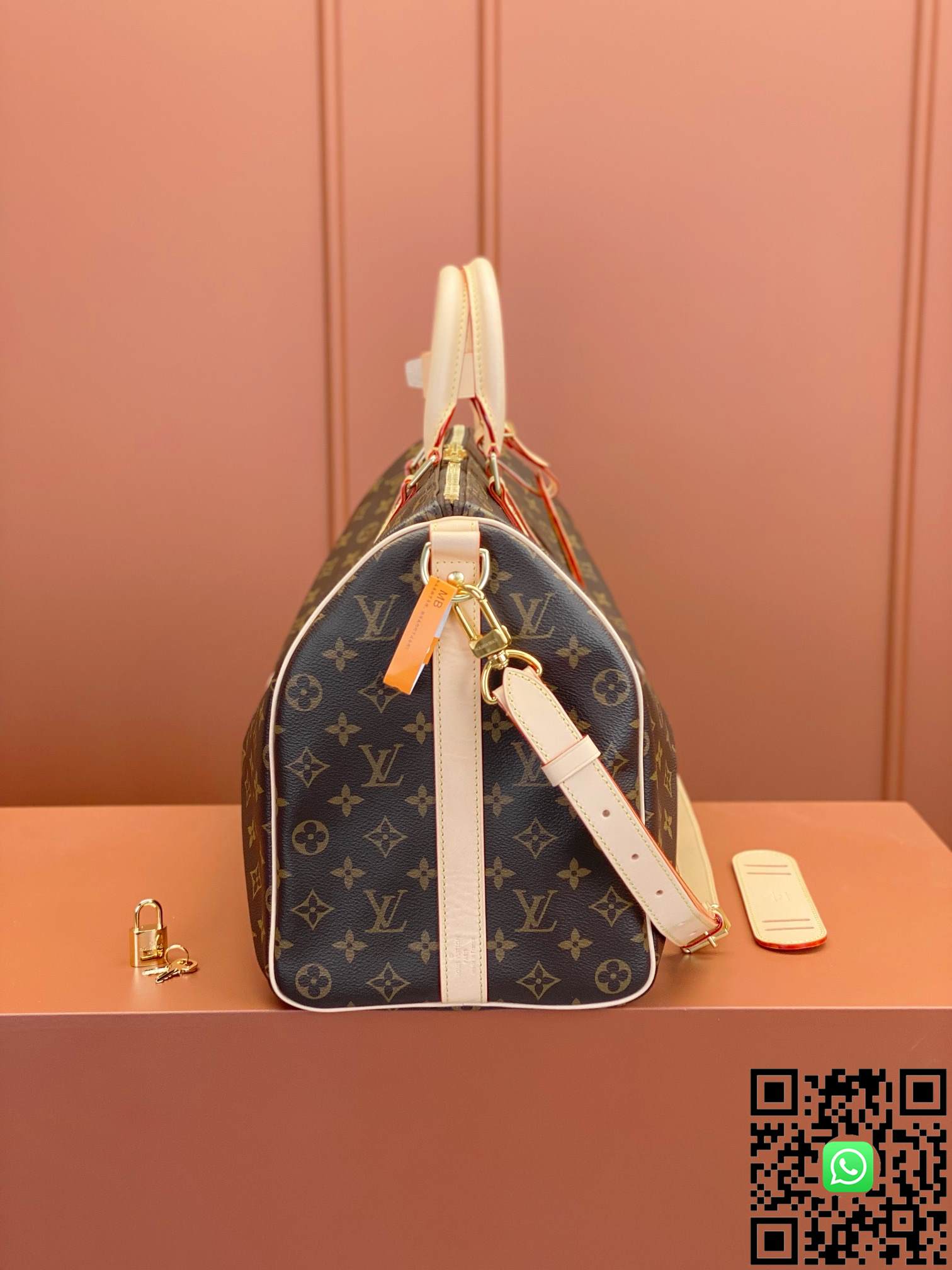 M41418 Louis Vuitton KEEPALL BANDOULIÈRE 45 travel bag size:45x27x20cm