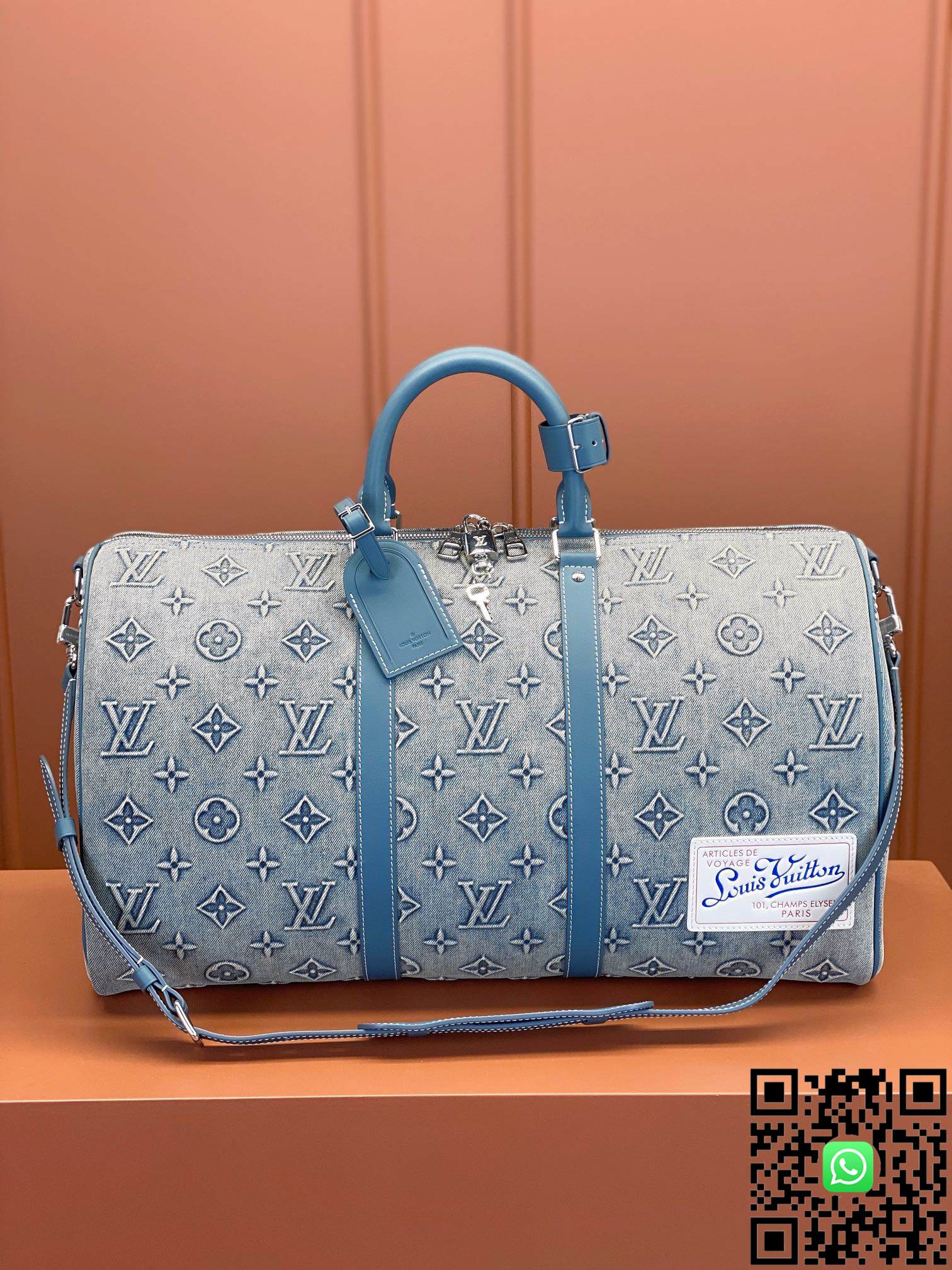 M22532 Louis Vuitton KEEPALL BANDOULIÈRE 50 travel bag size:50x29x23cm