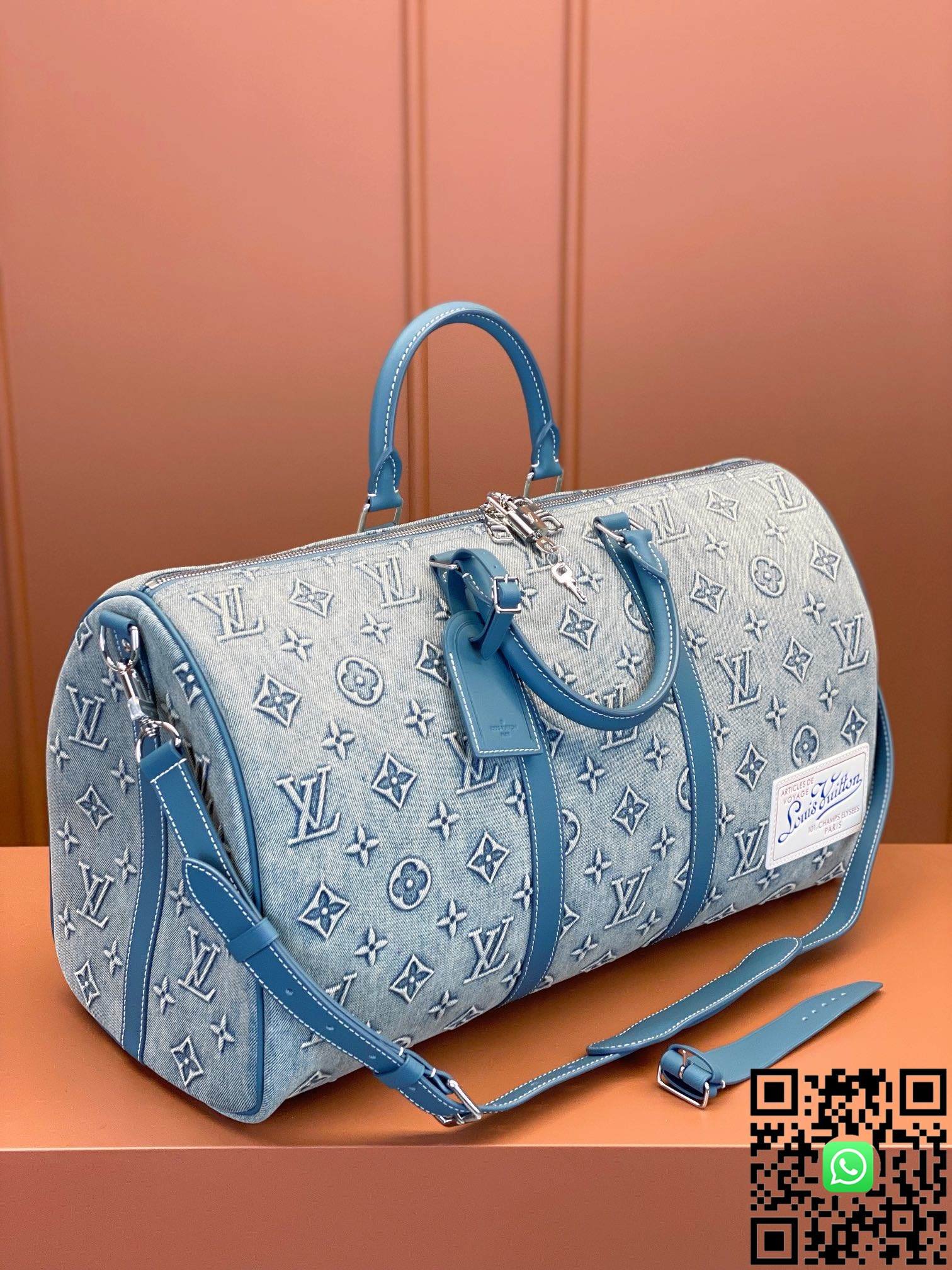 M22532 Louis Vuitton KEEPALL BANDOULIÈRE 50 travel bag size:50x29x23cm