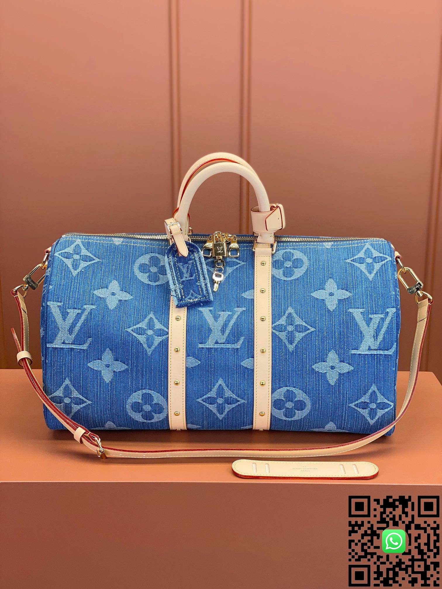 M24315 Louis Vuitton KEEPALL BANDOULIÈRE 45 travel bag size:45x27x20cm