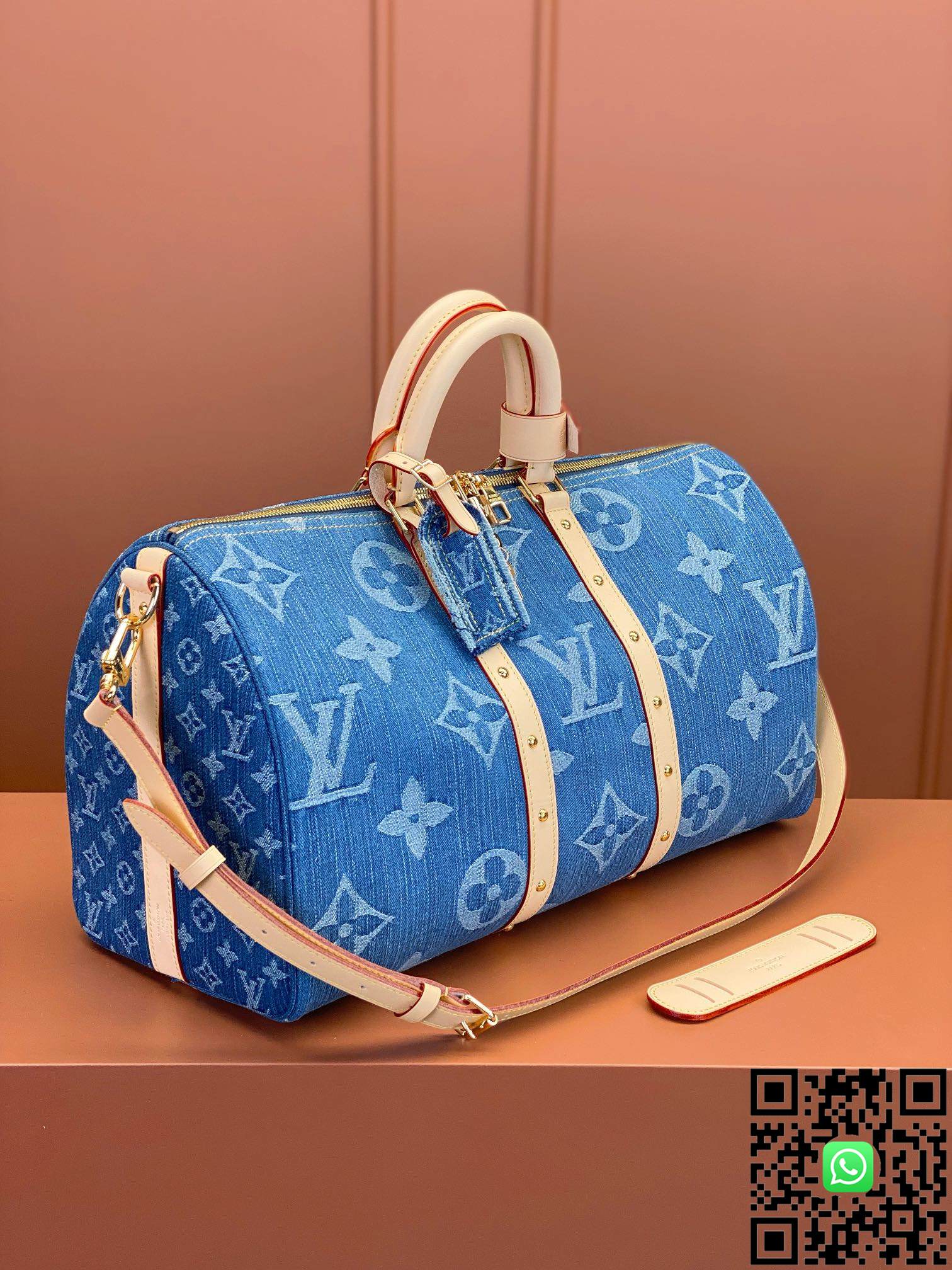 M24315 Louis Vuitton KEEPALL BANDOULIÈRE 45 travel bag size:45x27x20cm