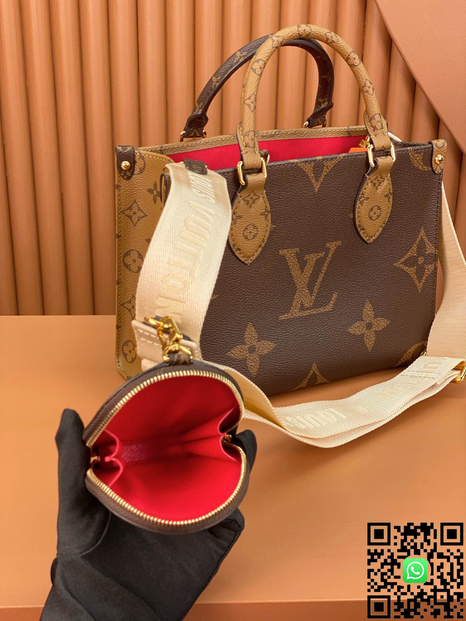 M46373	Louis Vuitton ONTHEGO Small Handbag size:25x19x11.5cm