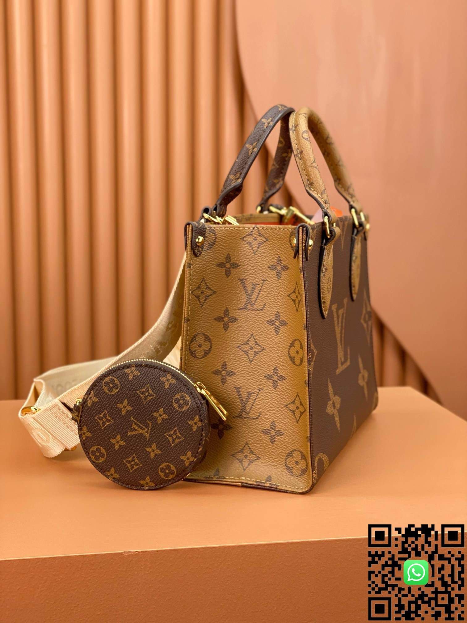 M46373	Louis Vuitton ONTHEGO Small Handbag size:25x19x11.5cm