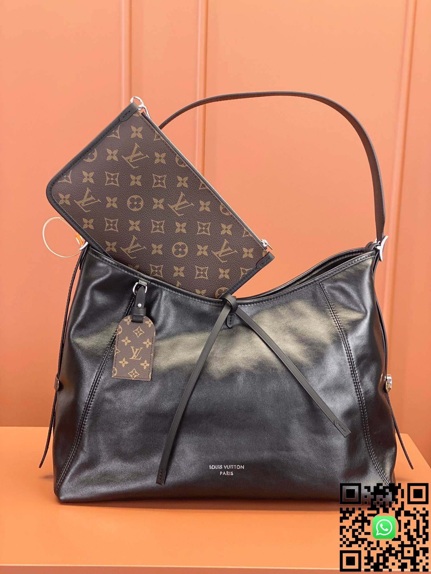 M25143 Louis Vuitton CARRYALL DARK Medium Handbag size:39x30x15cm