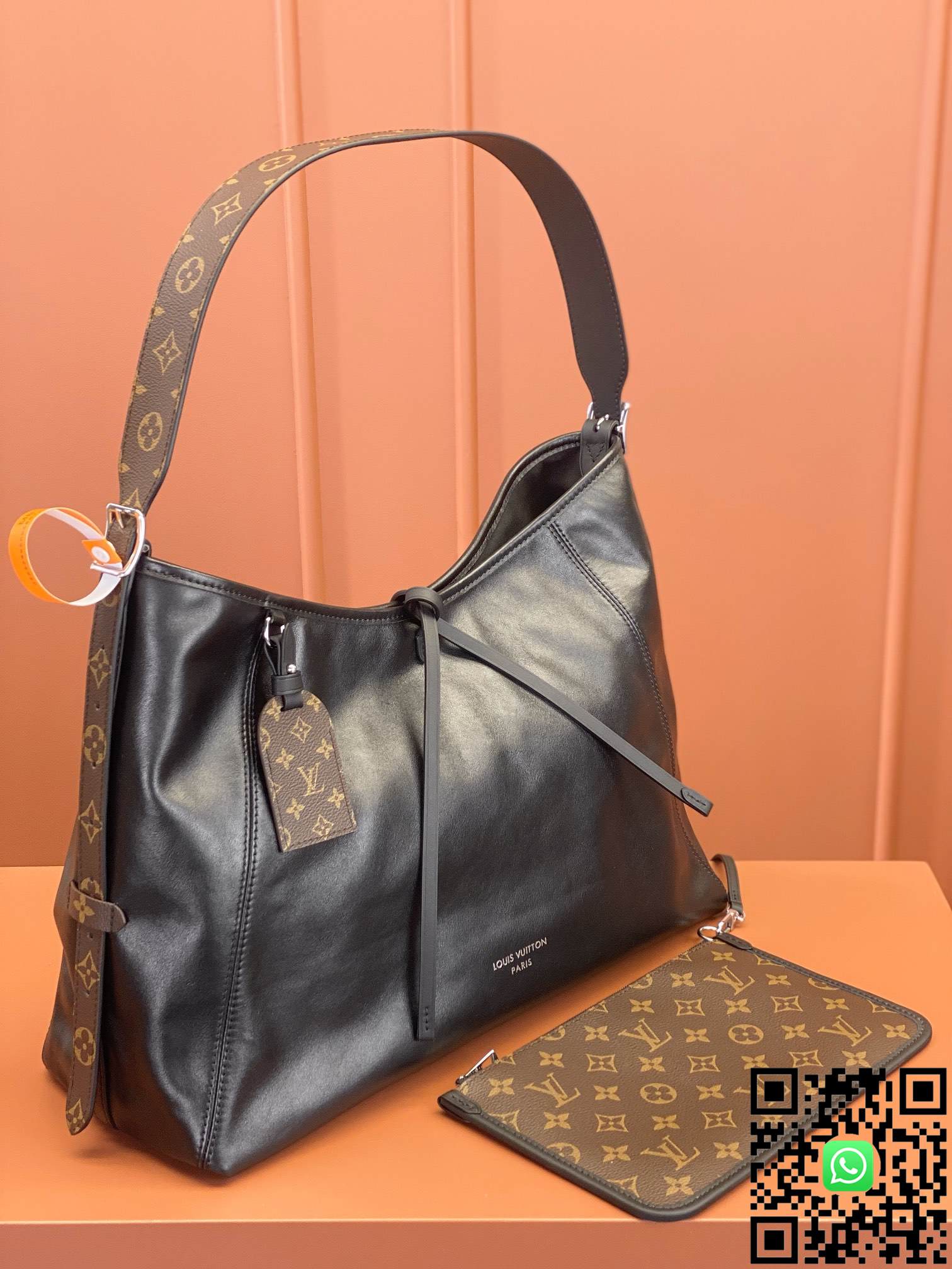 M25143 Louis Vuitton CARRYALL DARK Medium Handbag size:39x30x15cm