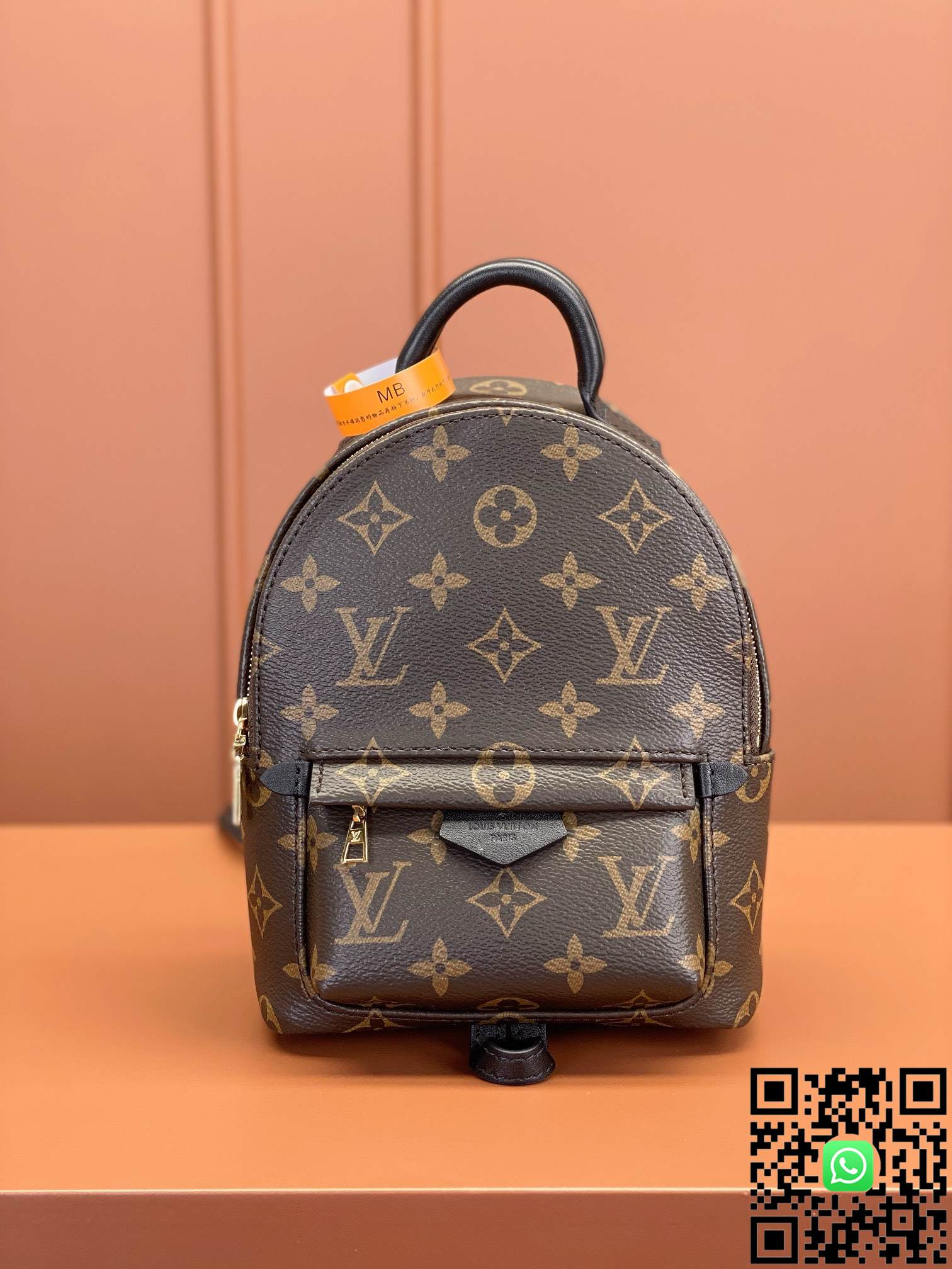 M44873 Louis Vuitton PALM SPRINGS Mini Backpack size:17x22x10cm