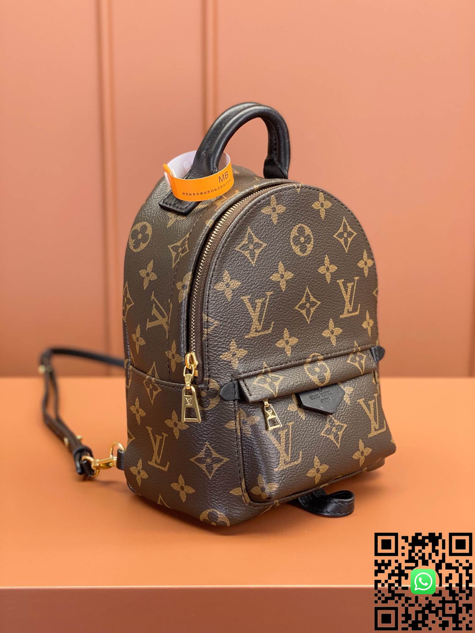 M44873 Louis Vuitton PALM SPRINGS Mini Backpack size:17x22x10cm