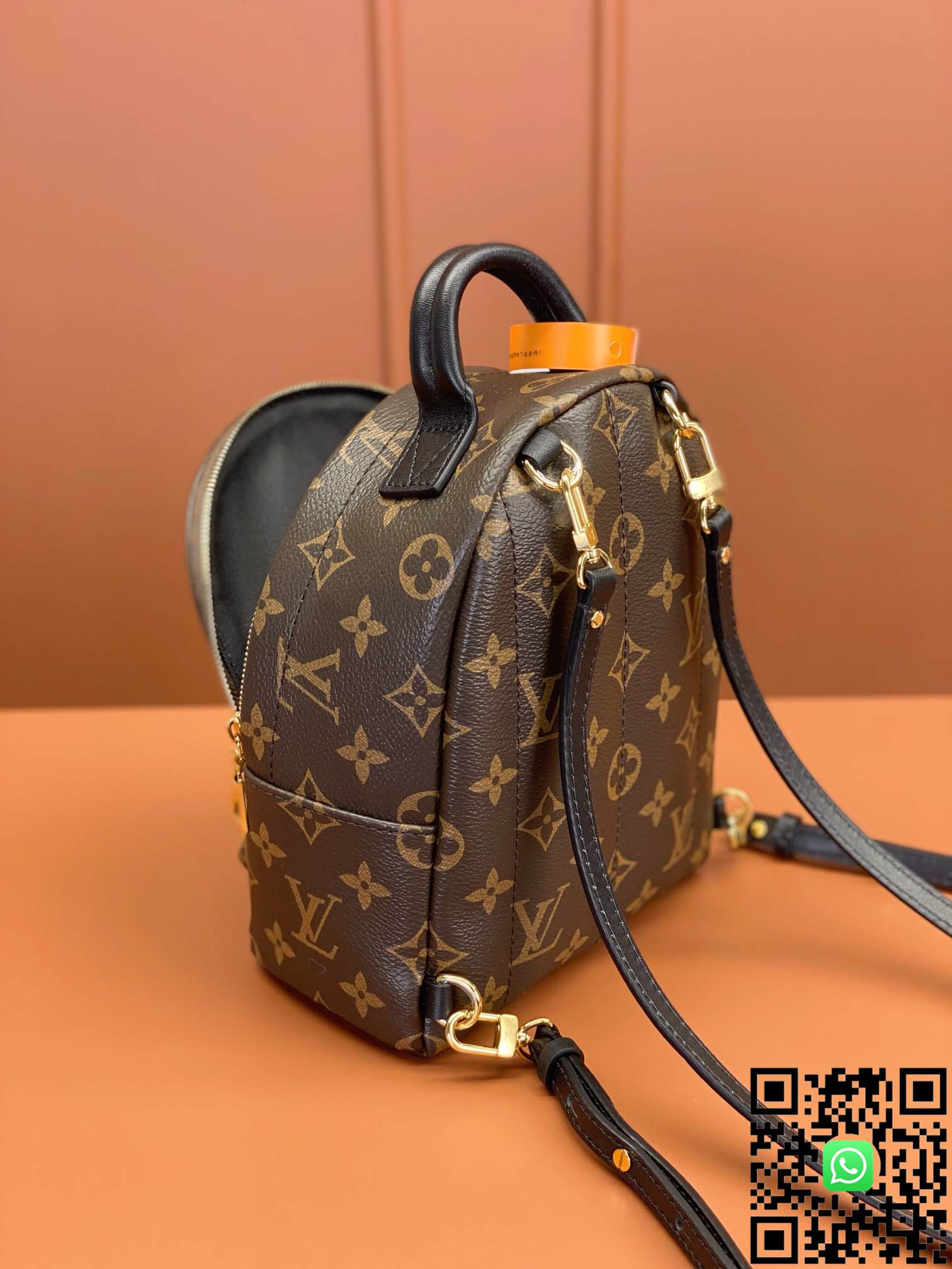 M44873 Louis Vuitton PALM SPRINGS Mini Backpack size:17x22x10cm