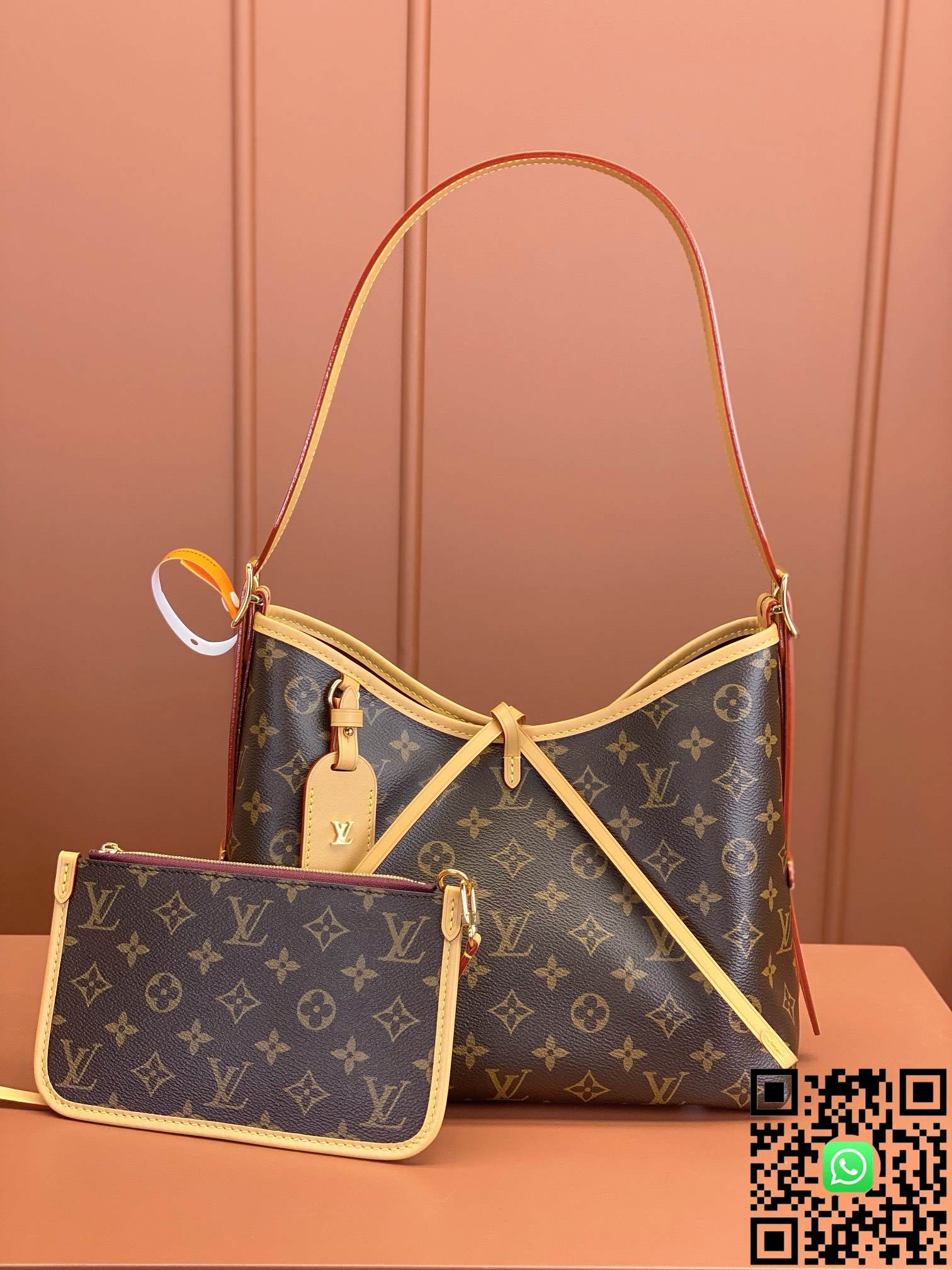 M46203 Louis Vuitton CARRYALL Small Handbag size:29x24x12cm